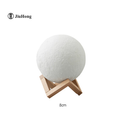 

Rechargeable Moon Light Lamp 2 Color Change Touch Switch 3D Print For Baby kids Gift Home bedroom Decor LED lamp