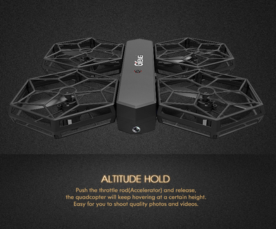 

Mini Drone, съемный Quadcopter Drone с камерой Live Video Патентный дизайн Пульт дистанционного управления Вертолетная высота Удер