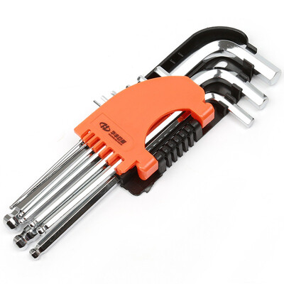 

Huafeng Giant Arrow HF-8722409 9-in-1 sets of metric-made ball head wrenches