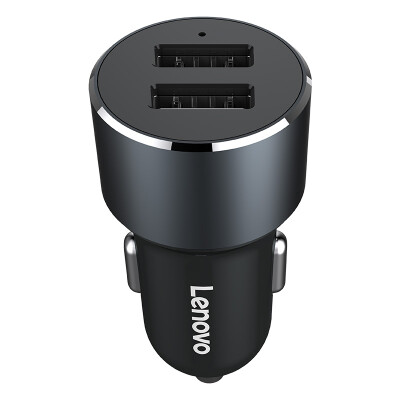 

Lenovo Lenovo HC12 gray car charger car charger cigarette lighter 24A dual USB car charger car charger one for two cigarette lighter