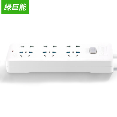 

Green energy (llano) six row of 1.8 m socket / plug / plug / row / row plug / wiring board / drag line child safety door 3 +3 hole total control switch