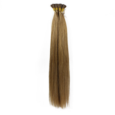 

1g/s 100g Human Virgin Hair #16 Light Blonde Straight Keratin Stick I-tip Hair Extensions