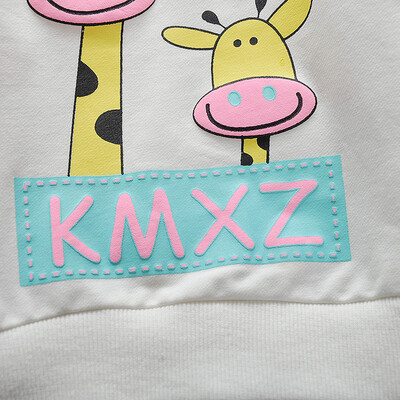 

GHFTTY Girl Clothing Cotton Bottoming Long Shirt Boy Girl long Sleeve Cute Cartoon Round Neck Pullover Autumn Winter Clothing