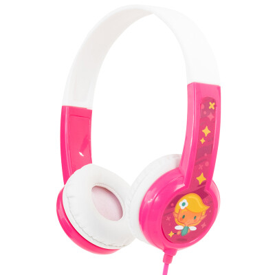 

BUDDYPHONES Standard Learn English Children&39s Music Headphones Headphones Protection Kids Hearing Kids Cute Birthday Gift Pink