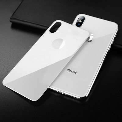 

Bonks Apple iPhoneX Mobile Phone Apple 10X3D Full Cover Protective Backing i10X Explosion-proof Back Membrane Soft Silver