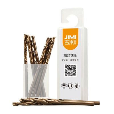 

Jimmy Home JM-G14203 Cobalt Bits Hand Drill Impact Drill Metal Stainless Steel High Speed ​​Steel Twist Drill Power Tool Accessories 3mm10 Pack