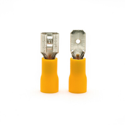 

50 pieceslot Scyep Butt Connector Crimp Terminal Male Female Pre-Inculating Joint 12-10 AWG MDD55-250 FDD55-250
