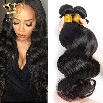 

Mokogoddess Hair Body Wave Brazilian Virgin Hair Weave Bundles 3 pieces Unprocessed Human Hair Extensions Body Wave Free Shipping