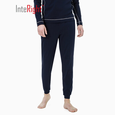 

INTERIGHT home service mens cotton trousers pajamas pajamas home service navy blue L