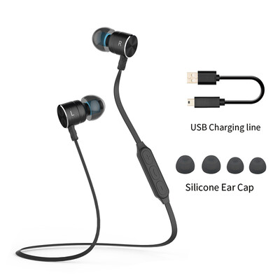 

Hongsund HB801 Magnetic Wireless Earphones Sport Running Bluetooth Headsets with Mic Stereo Headphones For iPhone Xiaomi Android