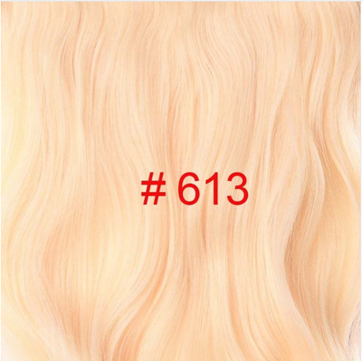 

24 inch Wavy Clip in Hair Extensions Synthetic Heat Resistant Fiber Pure Color 4 Clips 190g/pc 17 Colors Available