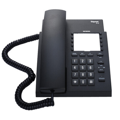 

GIGABYTE Gigaset the original Siemens brand 812 office plane home phone black