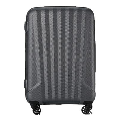 

LATIT ABS Zippered Travel Trolley Trolley Case 24 &quotCaster GRAY GRAY