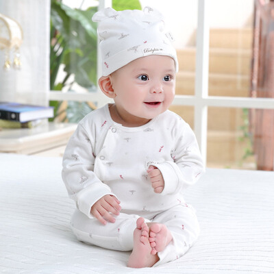 

Jingdong joy joint name Bell kiss baby clothes newborn clothes open baby onesies clothing clothes romper B6151 white 73 yards dog year custom commemorative edition