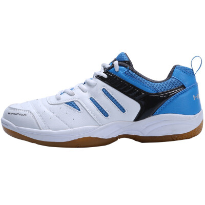 

HEAD Hyde men&women professional anti - skid wear anti - twist badminton shoes comprehensive training series 1676 white blue 35 yards