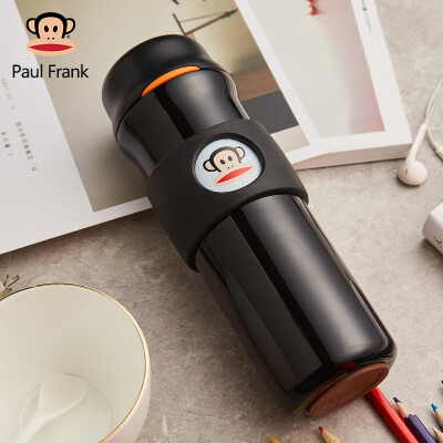 

Big mouth monkey Paul Frank mug male&female business office fashion cup cup tea cup straight cup 480ml wisdom black PFD001 enhanced version