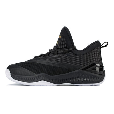 

Qiaodan mens basketball shoes shock absorption wear-resisting combat sports basketball shoes XM1580105 black new gold 39