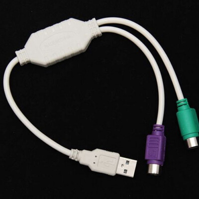 

USB Male to PS2 Female Cable Adapter Converter Use For Keyboard Mouse