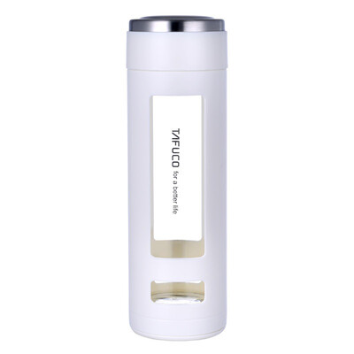 

Jingdong Supermarket] Taifu high (TAFUCO) glass 400ML single layer heat-resistant glass business cup T-8202 white