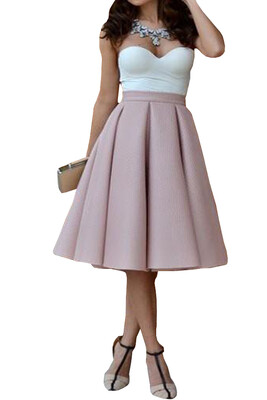 

Lovaru ™summer style elegant tall women dress 2015 new fashion ruched high waist stretch mini saias femininas knee-length dress