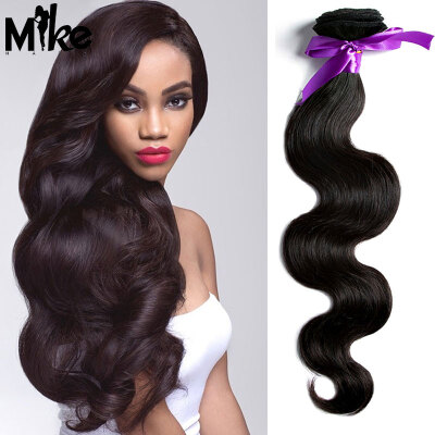 

7A Brazilian Virgin Hair Body Wave 1 Bundles 100gram Unprocessed Human Hair Bundles MikeHAIR Virgin Brazilian Hair Weave