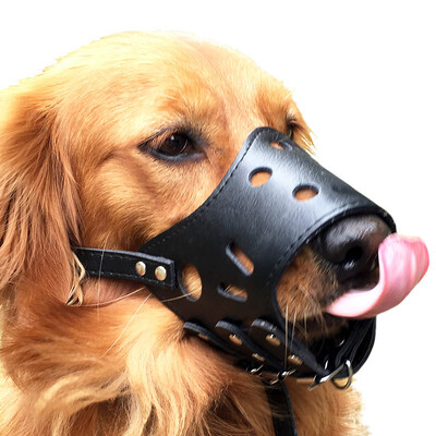 

HANHANLEYUAN dog mouth set dog mask anti-bite defense big medium&small dog snoring device anti-disorder pet golden dog cover dog set XS