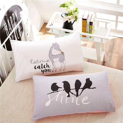 

Brata Cotton pillowcase Cartoon Pillowcase Twill print Pillowcase