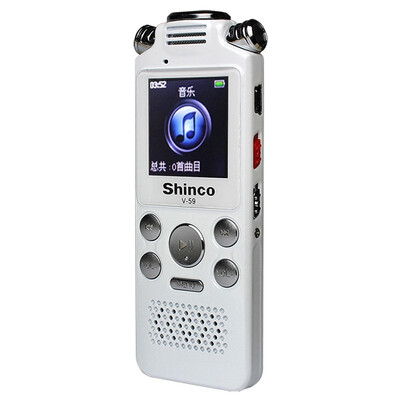 

Shinco V-59 32G записывающее перо профессиональное высокое разрешение дистанционное шумоподавление управление паролем запись звука MP3-плеер слоновая кость белый