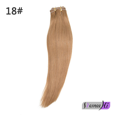 

Remeehi Full Head 16"24" Thick Invisible Miracle Wire Flip In Remy Human Hair Extensions Any Colors 120g Width 28CM