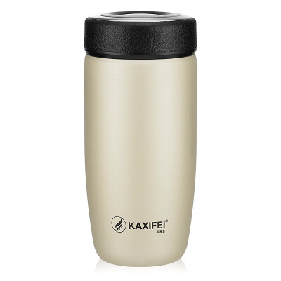 

Kathy fe (kaxifei) business office car cup 304 stainless steel vacuum cup men with filter portable arc cup water