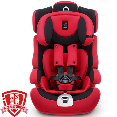 

Thanksgiving ganen baby car child safety seat Ares steel skeleton car ISOFIX hard interface 9 months -12 years old red black
