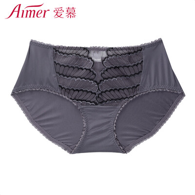 

Amour underwear shell island low waist boyshort solid color ladies underwear AM230401 purple gray 17082XL