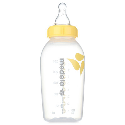 

Medela 250ml bottle PP standard caliber with medium silicone nipple