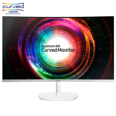 

SAMSUNG 27-дюймовая 2K высокая разрешающая способность 1800R Криволинейная квантовая точка Технология Компьютерный монитор C27H711QEC (двойной интерфейс HDMI / DP)