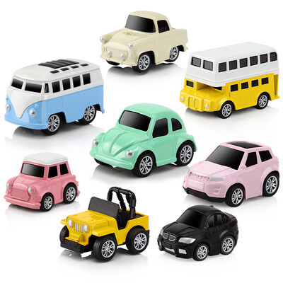 

DODOELEPHANT 8 pcs Mini Alloy Car Toy Pull Back Little Racing Car Metal Diecast Vehicle Model Brinquedo Toys For Boys Children
