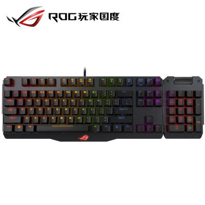 

Asustek (ASUS) ROG CLAYMORE отдельный RGB красочная игра зеленой оси механические клавиатуры черный