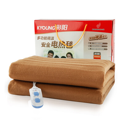 

Color electric blanket electric mattress double safety double-temperature electric double blanket H6255A camel (1.2 meters wide and 1.5 meters long