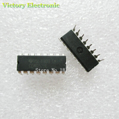 

Brand New CD4052BE CD4052BCN cd4052 DIP-16 Signal Separator Demultiplexer 10PCSLot Wholesale Electronic