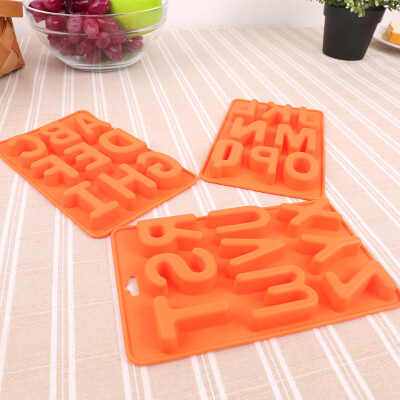 

Set Of 3--Silicone 26 Letters Ice Cube Trays Chocolates Molds（Random Color）