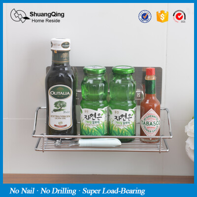 

The bathroom without drilling seamless paste seasoning bottle rack kitchen shelf storage shelf water seasoning box rack for kitche