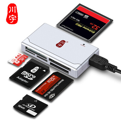 

Chuan Yu SD TF CF XD MS M2 Almighty versatile high-speed card reader C237