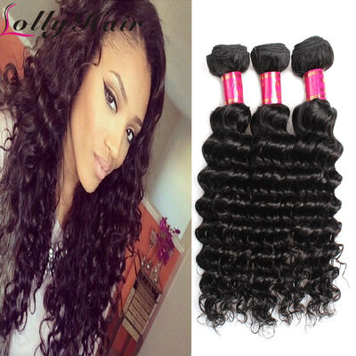 

Ранг 7A Необработанные малайзийские волосы Virgin Hair Deep Wave 3pcs Человеческие волосы ткачество 8-28inch Natural Color Human Hair Products