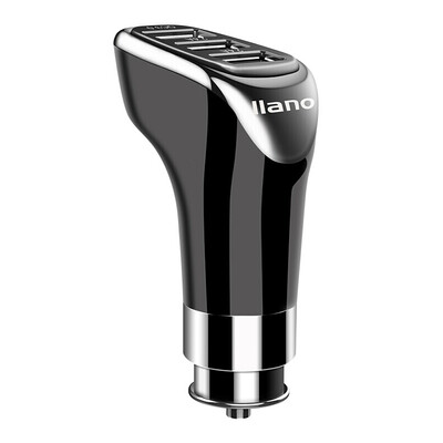 

Green energy llano car phone charger USB car charger cigarette lighter car charger QC30 charger fast charge car charger Apple car one drag three black
