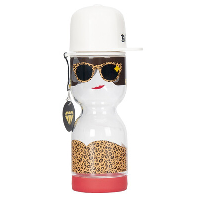 

Lock & lock national doll cup HLC671BG&39BadGirl &39leopard girl 430ml