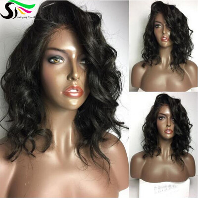 

9A Grade Human Hair Wigs For Black Women Loose Wave Brazilian Virgin Lace Front Wigs With Baby Hair And Bleached Knots