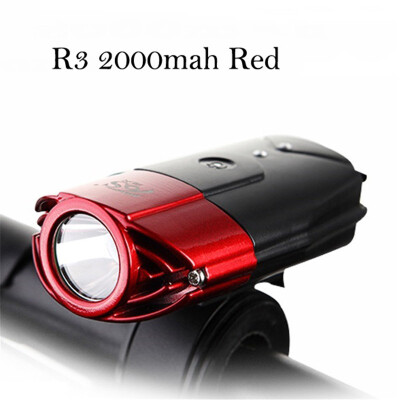 

TOS New USB Rechargeable Bike Front Light Bicycle Accessories Flashlight Bicycle Lamp For Cycling LED Bike Headlight Waterproof