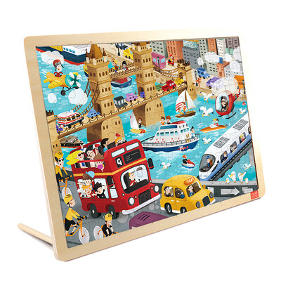 

TOI Wooden Jigsaw Puzzle with Storage tray 244880100pcs for kids