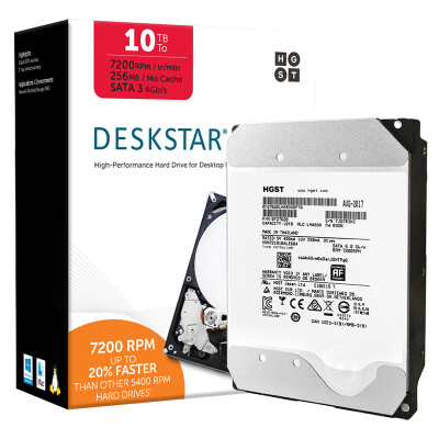 

HGST 10TB 7200 to 256MB SATA6Gbs NAS network hard disk H3IKNAS1000025672SCN