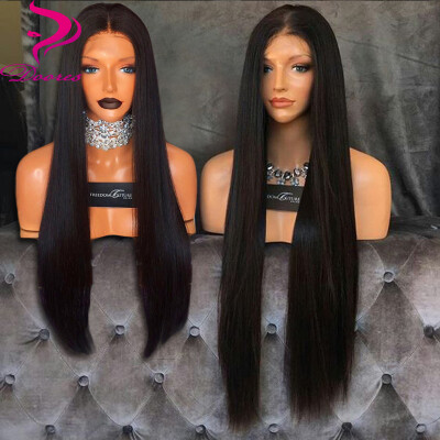 

9A Pre Plucked Full Lace Human Hair Wigs For Black Women Silky Straight Brazilian Virgin Hair Wig With Baby Hair