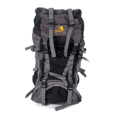 

60L Большая емкость Unisex Открытый кемпинг Рюкзак Путешествия Нейлоновая сумка Восхождение водонепроницаемый рюкзак Пешие пакеты